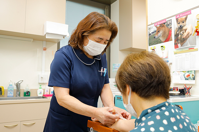 生活習慣病を中心に内科全般のお悩みにも対応
